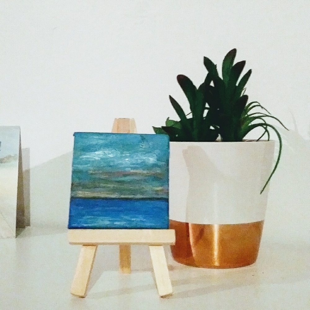 Depths of the ocean mini art painting